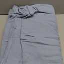 SE SOFTEXLY Muslin Duvet Cover King Size, 100% Washed Cotton Duvet Cover Set, Ultra Soft Comforter Cover Linen Like, 3 Pieces Minimalist Gauze Duvet Cover with 2 Pillowcases, 90"x104", Blue