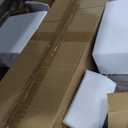 HomyCasa 5-Piece Mid-Century Dining Set, 63" Rectangular Table & 4 Swivel Upholstered Chairs (Fabric/Suede), Sturdy Metal Frame, Perfect for Kitchen, Dining Room, Office, or Restaurant (Brown & Brown)