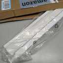 No Drill Cordless Vinyl Mini Blinds,White,21.5" W x 72" H