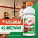 Gatorade Lower Sugar Electrolyte Sports Drink, Fruit Punch, 12 fl oz Bottles, (12 Pack), 75% Less Sugar, No Artificial Flavors, No Artificial Sweeteners, No Artificial Colors, Hydration (EXP 12/31/26)