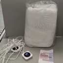 Queen Size Electric Heated Mattress Pad - Bed Warmer with Memory & Preheat Functions, 12 Heat Settings Dual Control for 1-12 Hours Auto Off, Lighted Button