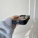 Case for iPhone 16 Pro Max [Compatible with MagSafe] Built in Magnetic Cute Girly Sleek Print Boho Aesthetic Style Design for Women Girls Flowers Floral Sunflower Soft TPU Protective Shockproof Black