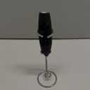 Dynooper Electric Milk Frother Handheld: Rechargeable 3 in 1 - LED Digital Display with 3 Speeds Portable Stainless Steel Drink Foam Mixer for Milk Coffee, Lattes - Starlight Black