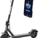 Electric Scooter, 500W Powerful Motor Scooter, 10" Solid Tires, 22-25 Miles Long Range, 22Mph Max Speed, Foldable E-Scooter Adults with Dual Shock Suspensions and APP Control