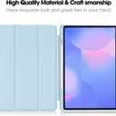 for Samsung Galaxy Tab S10 FE+ Plus Case 13.1'' 2025, Back Soft TPU Tablet Cover with Auto Sleep/Wake, Pen Holder, 13.1 inch (SkyBlue)