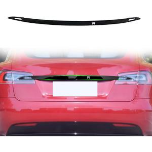 Gloss Black ABS Trunk Garnish for Tesla Model S 2016-2022 Exterior