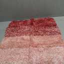 Arotive Microfiber Bathroom Rugs, Shaggy Soft and Absorbent Bath Rug, Non-Slip, Thick Plush Machine Washable Dry Bath Mats for Bathroom, Tub and Shower, 47x20, Burgundy