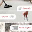 Nuloom Marleen Off-White, 3'2" x 5', Solid, Shag, Soft and Plush, High Traffic, Stain Resistant, Easy Clean, Durable Area Rug for Bedroom, Living Room, Dining Space, Den, Foyer, Entryway