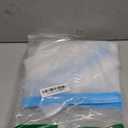 IDEATECH Quart Freezer Bags, BPA Free PEVA Reusable Sandwich Snack Bags, Quart Size Food Baggies Containers for Travel, Lunch, Healthy Food (10Pack-10Quart, Colored) (Multicolor)