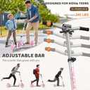 WAYPLUS KS1 Kick Scooter for Ages 6+,Kid, Teens & Adults. Max Load 240 LBS. Foldable, Lightweight, 8IN Big Wheels for Kids, Teen and Adults, 4 Adjustable Levels. Bearing ABEC9 FED Fitness