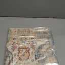 Boho Floral Throw Pillow Covers 20x20 Inch Set Of 2, Beige Boho Rug Geometric Floral Pattern Decor Double Sided Pattern Cushion Cover Soft Pillow Case Living Sofa Room Bed Square Pillow Cover