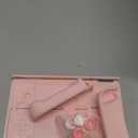 Pink Dockable Case for Nintendo Switch OLED, FUNDIARY Cute Protective Case Protector for Switch OLED Console Accessories with Screen Protector and 4 Thumb Grip Caps