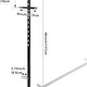 Gisafai 2 Pcs 46 Inches Yard Sign Stakes Heavy Duty Metal Stake Yard Sign Holder for Outdoor Lawn Bar Parking Garage Event