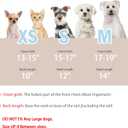 PUPTECK Cute Dog Dress with Bowknot and Leash Ring, Soft Breathable Dog Clothes Puppy Princess Girl Outfit, Pet Apparel Costume for Small Medium Sized Dogs, Blue Yellow Bee, M