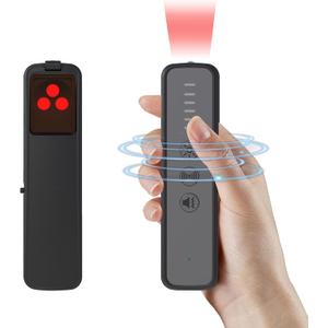 ZHENHAN Hidden Camera Detector, Anti Spy Detector, Bug Detectors,GPS Tracker Detector, Portable Bug DetectorRF Signal Finder, Hotels, Travel, Home, Office (Black)