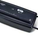 Aurora AU660S 6-Sheet Strip Cut Paper/Credit Card Shredder Without Wastebasket, Portable with Extendable Arm, Black