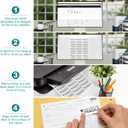 Address Labels 1x2-5/8 Stikcer Paper 30-UP 250 Sheets for Laser/Inkjet Printer Matte 7500 White Blank Printable Labels on 8.5x11 Inch for Mailing, Shipping, and Organizing