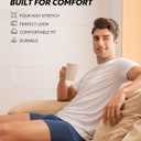 DAVID ARCHY Men's Underwear Ultra Soft Modal Support Pouch Trunks Moisture Wicking Boxer Briefs for Men Multipack (M)