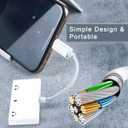 3in1 Lighting to 3.5mm,Headphone Adapter for iPhone, Dual Earphone Jack Audio and Charging Adapter,Headphone Splitter for iPhone 14/13/12/11/XS Max/XR/8/7 Plus /6/ iPad,Support iOS 10 to16