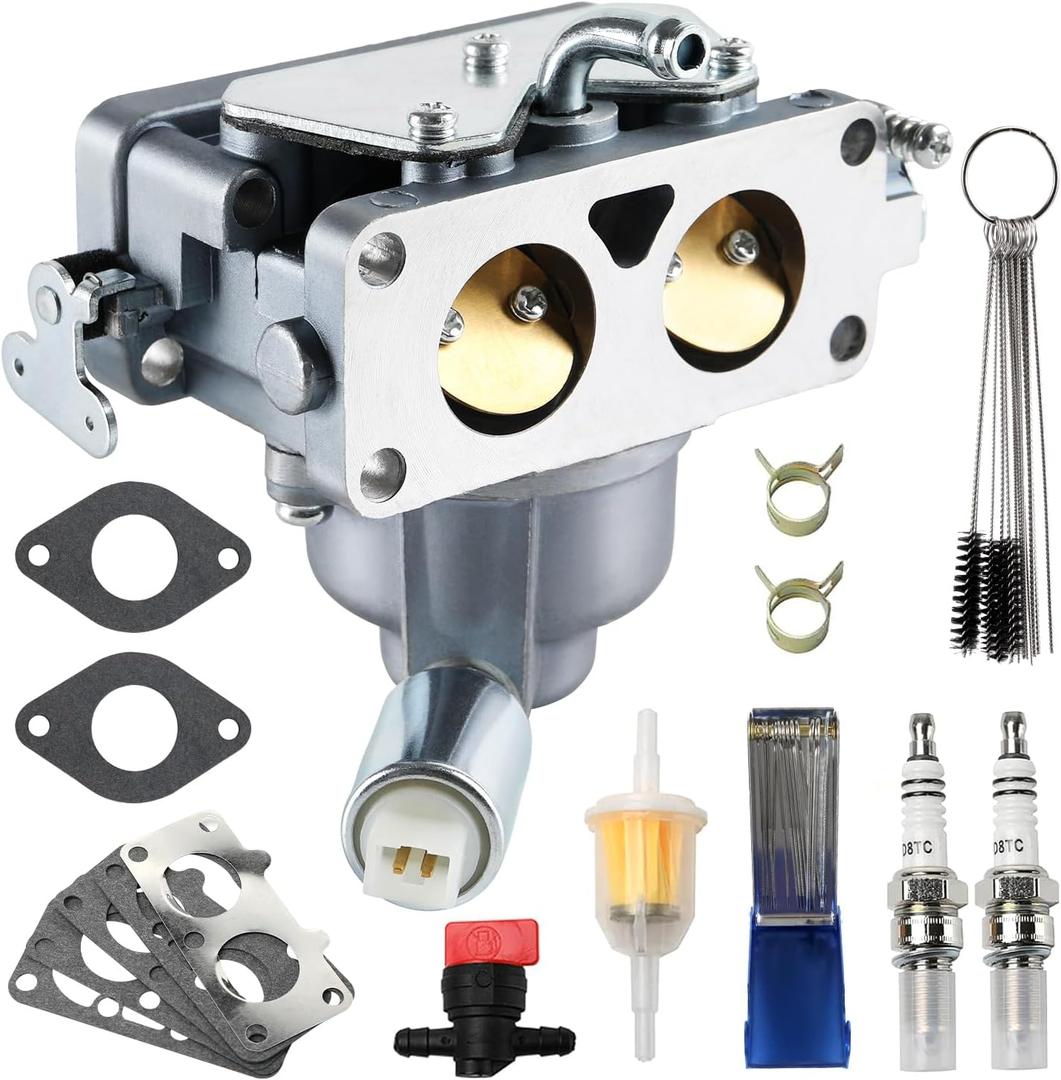 Carburetor Compatible with B&S 796997 796227 796258 Lawn Tractor V-Twin 407777 40N877 40R877 445677 445877 44L777 44M777 44P777 44R677 Engine Carb