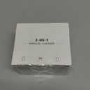 Wireless Charging Station,3 in 1 Charging Stand Made for Apple Watch Ultra 11 10 9 8 7 6 SE 5 4 3,Fast Wireless Charger Made for iPhone 17/Air/16/15/14/13/12,for AirPods Pro(with Adapter) (Black)