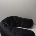 Cloudz Flex Universal Memory Foam Travel Neck and Body Pillow - Black
