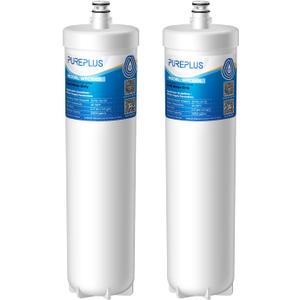 PUREPLUS DW80/90 Under Sink Water Filter, Replacement for Aqua-Pure AP-DW80/90, AP-DWS1000, Kohler K-201-NA, Kohler K-202-NA (Pack of 2), WF60-80/90,WD-W60-80/90. MODELNo: PP-WFC1003/1004