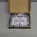 Viugreum 50W LED Flood Light, New Slim Design, IP67 Waterproof Outdoor Floodlights, 4000LM Warm White (2800-3200K), Super Bright Security Wall Light for Garage, Garden, Yard, Square