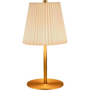 Small Cordless Table Lamp, 5200mAh Rechargeable Battery Operated Touch Lamp 3-Color Dimmable, Portable LED Mini Lamp with Fabric Shade for Bedroom Kitchen Bookshelf,Restaurant