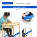 2 x Fidget Bands for Classroom Chairs, 4 PCS Chair Bands for Kids with Fidgety Feet Stretch Foot Band Sensory Needs ADHD Chairs Desks Bands (Blue)
