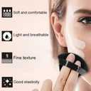 2 x 12PCS Triangle Powder Puff with 12PCS No Crease Hair Clip for Women Makeup