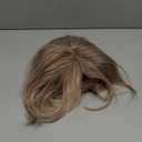 Short Blonde Bob Layered Wig with Bangs Highlight Ash Blonde Bob Wigs for Women Side Part Pixie Bob Wig Brown Mixed Blonde Chin Length Wig Synthetic Straight Hair Inverted Bob Wig for Daily