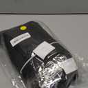 J&C Outdoor Waterproof Black Polyester Fan Cover, Industrial Dustproof, Easy to Clean, Heavy Duty, Size 23.6 x 11 x 61in, Includes 1 Cover + 1 Pouch