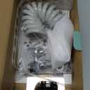 CECEFIN Kitchen Sink Sprayer Hose Attachment for Faucet, Kitchen Faucet Head Replacement w/ 79" Recoil Hose and Holder, Pressurized Water Saving Aerator & Diverter Valve, Faucet Sprayer Attachment Set (F- Grey- ON/OFF Pause Sprayer)