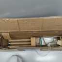 Boho Wood Curtain Rods for Windows 28 to 48 inch,1" Adjustable Heavy Duty Window Curtain Rod with Imitation Wood Grain Finials, Rustic Decorative Drapery Rods Set, Size:18-60'', Weathered Wood