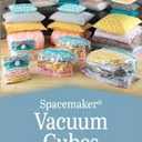 Whitmor Clear Spacemaker Vacuum Cubes, Pack of 5 Cube Assortment