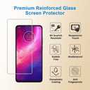 Screen Protector Designed for Motorola One Hyper Tempered Glass, HD Clear, Anti Scratch, Bubble Free
