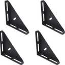 4Pcs Bed Corner Support Triangle Adjustable Corner Brace Fastener for Furniture Bed Cabinet Cupboard Storage Box,9.45"x6.77"