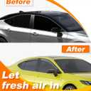 in-Channel Window Rain Guard for Fit for Toyota Camry 2025-2026 Rain Guards Side Window Visors Low Profile Vent Visor Window Deflectors Vent Shades Car Accessories