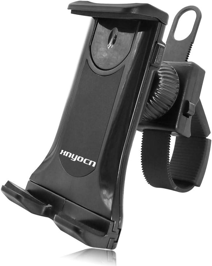 Sunny Health & Fitness Mobile Phone and Tablet Clamp Mount Holder for Bikes, Ellipticals, Treadmills and Other Handlebar Fitness Equipment