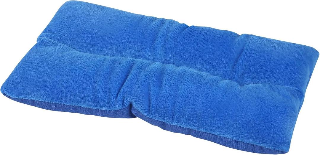 Atsuwell Microwave Heating Pad, Rice Microwavable Moist Heat Pack for Cramps, Neck and Shoulders, Knee, Wrist, Joints, Bean Bag Heating Pad for Warm Compress, Relaxation, Blue