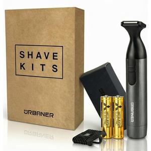 URBANER Mustache Trimmer  Cordless, Waterproof & Adjustable, 0.08-0.55 Precision Settings, Lightweight Grooming Clipper with Japanese Steel Blade for Travel Use, Beard Trimmer for Men, Hair Clipper