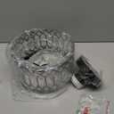 Crystal Black Ceiling Lights Modern Semi Flush Mount Ceiling Light Fixture,Farmhouse Rustic Chandelier for Entryway Porch Aisle Corridor Balcony