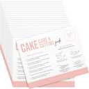 200 Pcs Cake Care Instruction Card Small Business Cards for Shop Boxes Professional Boards Baking Supplies Kit Set, How to Carry and Store Your Cake Instruction(Classic)