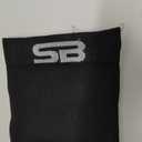SB SOX 3-Pair Compression Socks, 15-20mmHg (L/ XL, 01 – Solid Black)