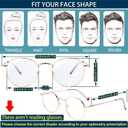 Round NearSighted Distance Glasses Women Men,Nearsighted Far Vision Driving Eyeglasses,Retro Myopia Wire Frame (Gold)