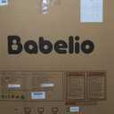Babelio Baby Gate for Doorways and Stairs, 26''-40'' Auto Close Dog/Puppy Gate, Easy Install, Pressure Mounted, No Drilling, fits for Narrow and Wide Doorways, Safety Gate w/Door for Child and Pets (30"Tall 26"-40" Wide, White)