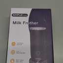 SIMPLETASTE Milk Frother, 4-in-1 Electric Milk Frother and Steamer, Automatic Warm and Cold Foam Maker and Milk Warmer for Latte, Cappuccinos, Dark Blue (Medium)