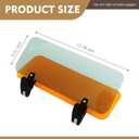 Sun Visor Extender for Car, Day and Night Anti-Glare Driver Goggles, Car Visor Extender Sun Blocker (Yellow)