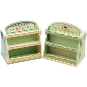 2pcs Mini House Supermarket Shelf Model Dollhouse Furniture Shelf Photo Booth Props for Dollhouse Accessories Decoration